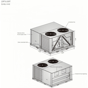 Aires Acondicionados de Techo MRCT--075CWDN1-R(A) de 7.5 Toneladas con Eficiencia Energética Superior. Nuestro Aire Acondicionado Utiliza Tecnología Avanzada - Product Image 5