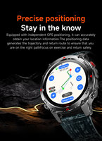 Reloj Inteligente GPS de Fábrica, 3ATM IP68 Resistente al Agua, Monitor de Actividad Física, Batería de Gran Capacidad, Pantalla IPS HD, Responde Llamadas, Altitud, Trayectoria de Movimiento