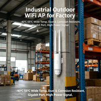 Punto de Acceso Inalámbrico para Exteriores WiFi6 de 1800 Mbps, Doble Banda, IP67, Resistente al Agua, Alimentado por PoE, Largo Alcance, para Granjas, Parques, Villas
