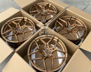 GVICHN Marque Monobloc 5X112 Roues forgées en alliage d'aluminium brossé 5x120 5x108 5x100 5x114.3 5X17 18 19 20 21 pouces Roues - Product Image 2
