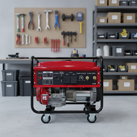 Générateur-soudeuse à essence 2-en-1 5,0 kW (5,5 kW max) 240 V monophasé portable à châssis ouvert pour soudage et alimentation électrique