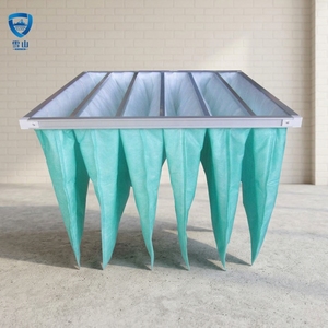 Filtre à air industriel à poche, <span class=keywords><strong>nouveau</strong></span> sac filtrant en fibres synthétiques pour la collecte de poussière - Product Image 1