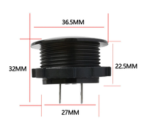 Monitor Tegangan Baterai 12V Tahan Air, Pengukur LED Digital untuk Mobil, Motor, Kapal, RV