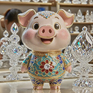 Patrimoine culturel immatériel Produit créatif Cochon cloisonné - Product Image 4