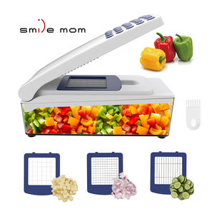 Accesorios de Cocina Multifuncionales de Acero Inoxidable con Certificación LFGB, Cortador de Verduras y Picador de Cebolla con Recipiente - Product Image 3