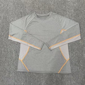 Camiseta Casual de Manga Larga para Hombre, Cuello Redondo, Bloques de Color, Transpirable, Corte Regular, 100% Poliéster - Product Image 3