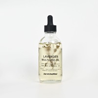 Huile Essentielle Végétale Naturelle de Lavande aux Pétales de Fleurs, Huiles de Massage Naturelles pour Ongles, Cheveux, Corps, Visage, Huile Hydratante pour Soins de la Peau 60ml