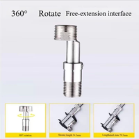 Douche rotative à 360 degrés avec joint flexible pour pied, en gros, pour une conception moderne dans la cuisine et les toilettes