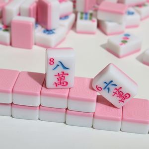 Ensemble de Mahjong américain de base, tuiles lisses gravées, jeu facile, Mahjong occidental traditionnel pour les nouveaux joueurs - Product Image 4