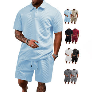 Setelan Sweatshirt Pria Kustom Setelan Olahraga Pria Kustom Setelan Kaos dan Celana Pendek Pria - Product Image 1