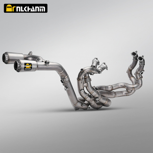 Sistema de Escape Completo de Aleación de Titanio Plateado para Motocicleta NlkHanm Panigale/Streetfighter V4/V4S SP 2018-2024 - Product Image 1