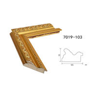 Vente en gros de cadres de peinture à l'huile antique en bois sculpté à la feuille d'or de taille personnalisée