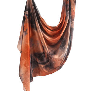 Hijab Pashmina Sutra Cetak Motif Eksplosif <span class=keywords><strong>Viscose</strong></span> Ombre Olive Stone Lembut Tenun untuk Wanita Muslim - Product Image 6