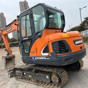 Excavadora Doosan DX60 de Segunda Mano, Maquinaria de Construcción Usada, Excavadora Compacta a Bajo Precio - Product Image 3