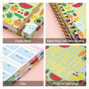 Tùy chỉnh sức khỏe Tâm thần kế hoạch cuốn sách cuộn dây máy tính xách tay tự chăm sóc danh sách kiểm tra Tạp Chí tổ chức xoắn ốc Nhật ký lịch trình chương trình nghị sự kế hoạch - Product Image 2