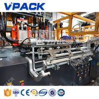 Vpack 2023 Nouvelle version Machine de moulage par soufflage de bouteilles d'eau en plastique PET à 6 cavités/Souffleur de bouteilles à entraînement servo automatique 9000BPH