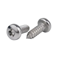 Vis autotaraudeuses à tête bombée Torx à 6 lobes en acier inoxydable 304 316 DIN7981TX ST2.9 3.5 3.9 4.2 4.8 5.5 6.3
