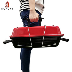 Parrilla portátil para barbacoa al aire libre Hongyi, parrilla plegable para acampar con tapa para uso doméstico, fabricada en Zibo, modelo BQR105 - Product Image 3