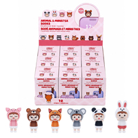 Autocollant Adhésif Mignon de Personnage Animal Kawaii pour Décoration de Téléphone, Mini Poupée de Dessin Animé, Accessoire pour Coque de Téléphone et Tablette