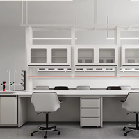 Banc de laboratoire universitaire tout acier pour la recherche et l'enseignement en université et les projets de laboratoire des sciences de la vie