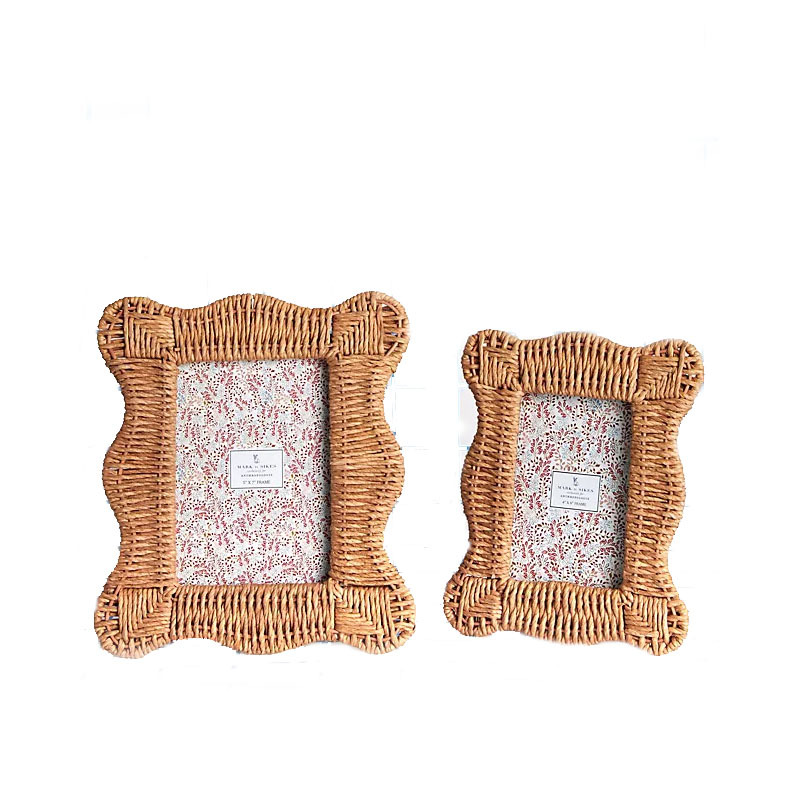 Wholesale Straw Photo Frame Picture Frame