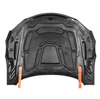 Capot avant en fibre de carbone véritable style V pour Toyota Supra A90, expédition sous 10 jours, emballage en caisse en bois