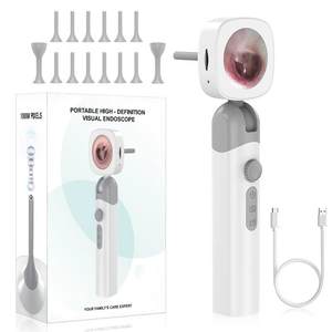 फोल्डेबल घूर्णन कैमरा सिर स्मार्ट कान नहर डिटेक्टर पालतू जानवर के साथ पेट ओस्कोप्स - Product Image 6