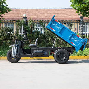 4 Ton 1.5 Ton Dumper Elétrico Carga Aberta 3 Rodas Mini Triciclos Diesel Pequeno Caminhão Basculante Diesel Grande Capacidade de Carga Motorizada - Product Image 2