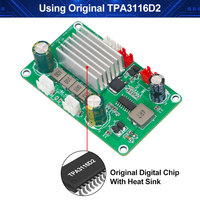 VIRE TPA3116 Doble Canal Digital Estéreo Clase D Audio Placa de Amplificador de Potencia 50W + 50W 2,0 Salida Módulo Amplificador de Alta Potencia