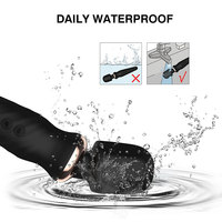 Vibrateur personnel puissant et rechargeable en silicone, type baguette AV, pour massage corporel