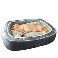 Cage pour animaux de compagnie écologique et chaude pour l'hiver, pour chiens et chats, amovible et lavable, grande taille, emballée en carton