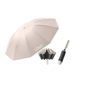 2024 Wholesale Ring Buckle Folding <b>Windproof</b> Outdoor Uv Protection Automatic <b>Umbrella</b> for Business - Product Image 3
