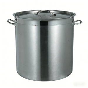 Marmite commerciale épaisse en acier inoxydable 201 avec fond composite, compatible lave-vaisselle pour tous types de cuisinières, idéale pour les restaurants - Product Image 4