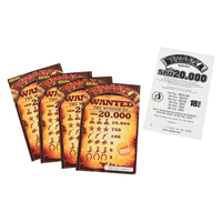 Prix de gros Pas cher Top Qualité Coloré Break Open Billets Pull Tabs Cartes de Jeu Billets