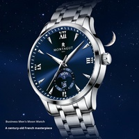 Montre mécanique automatique de luxe pour homme, 42 mm, étanche 3 ATM, affichage lumineux de la date et du jour, vente en gros