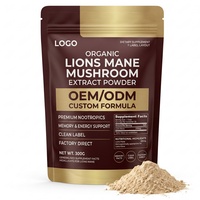 Nootropiques Premium Formule Personnalisée OEM ODM Direct Usine Antioxydant Mémoire Énergie Soutien Étiquette Nettoyée Crinière de Lion Adulte