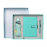 Coffret Cadeau d'Entreprise Personnalisé : Carnet, Haut-parleur Bluetooth Multicolore, Mug Isotherme, et Boîte Cadeau Professionnelle Personnalisée