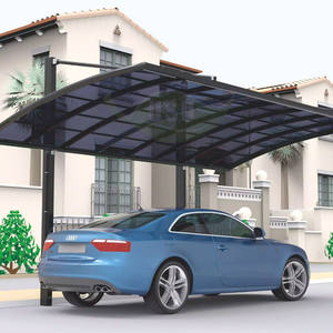 Abri de voiture en alliage d'aluminium USU, résistant aux fortes chutes de neige, <span class=keywords><strong>garage</strong></span> de stationnement pour voiture - Product Image 5