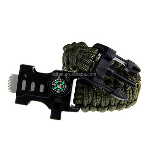 Braccialetto di <span class=keywords><strong>sopravvivenza</strong></span> per escursioni in viaggio Kit di emergenza tattico di emergenza per esterni SOS - Product Image 4