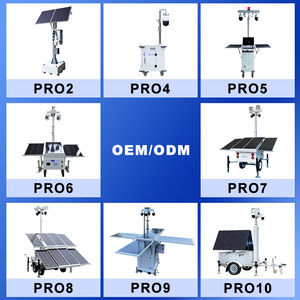 OKAF Remorque Solaire Mobile Générateur Solaire Système de Surveillance CCTV <span class=keywords><strong>Tour</strong></span> de Surveillance Mobile Alimentée par Énergie Solaire - Product Image 6