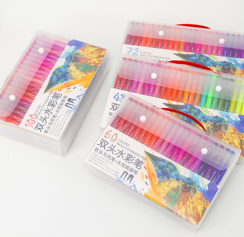 Topsthink оптовая продажа цветные детские пенал ручка-маркер мульти цвет комплект ювелирных изделий