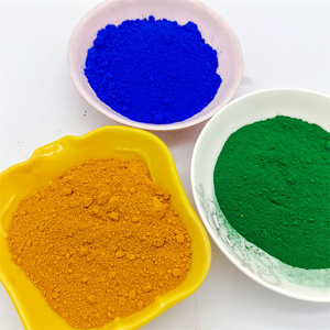 Chất Lượng Cao Sắc Tố Màu Sắc 110 Sắt Oxit Màu Đỏ Giá Màu Xanh/Vàng/Màu Xanh Lá Cây Sắt Oxit - Product Image 6