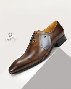 รองเท้าอ็อกซ์ฟอร์ดคุณภาพสูงสำหรับผู้ชาย ทำจากหนังและผลิตด้วยมือ รองเท้าแต่งงานและรองเท้าอ็อกซ์ฟอร์ดสำหรับผู้ชาย ไซส์ใหญ่ 39-50 - Product Image 6