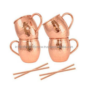 Tasses en cuivre de qualité supérieure tasse martelée nouveau Design tasse en cuivre en métal pour boire et maison cuisine table décorative - Product Image 2