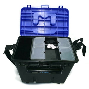 Boîte de matériel de pêche rigide HS-2628 Sotelo avec bandoulière et dossier grand compartiment pour l'utilisation du ruisseau/lac/rivière - Product Image 3