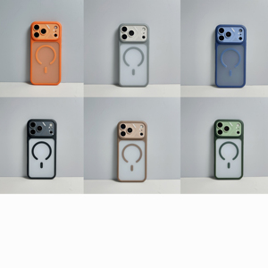 Coque de téléphone magnétique en acrylique PC dépoli, simple et tendance, pour <span class=keywords><strong>iPhone</strong></span> 17 16 15 <span class=keywords><strong>Pro</strong></span> <span class=keywords><strong>Max</strong></span>, respectueuse de la peau et dissipant la chaleur - Product Image 3