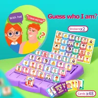 Jeu de société intelligent personnalisé Guess Who jouet d'intérieur pour enfants jeu interactif multijoueur amusant autre jouet éducatif pour enfants