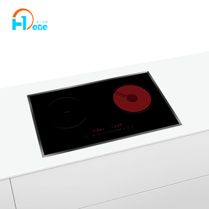<span class=keywords><strong>Cocina</strong></span> <span class=keywords><strong>Eléctrica</strong></span> Integrada de Cerámica con Inducción Infrarroja de 2 Quemadores con Control Táctil, Electrodoméstico <span class=keywords><strong>Portátil</strong></span> para el Hogar - Product Image 2