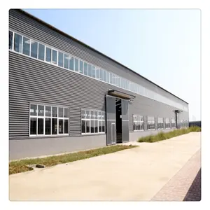 中国仓库预制轻钢结构建筑结构钢制造