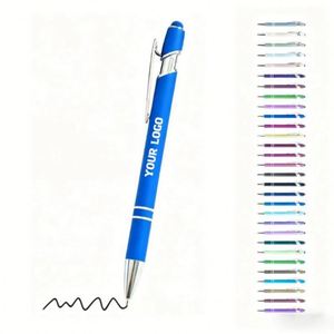 Professional Stylus Ball <b>Pen</b> With Luxury Rose <b>Gold</b> Logo Metal Ballpoint 2 in 1 Soft Screen <b>Pens</b> Custom Promotional Gifts - Product Image 1